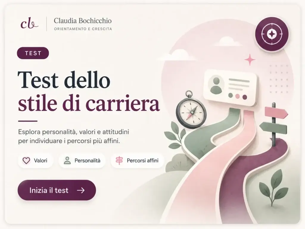 Test dello stile di carriera - Claudia Bochicchio